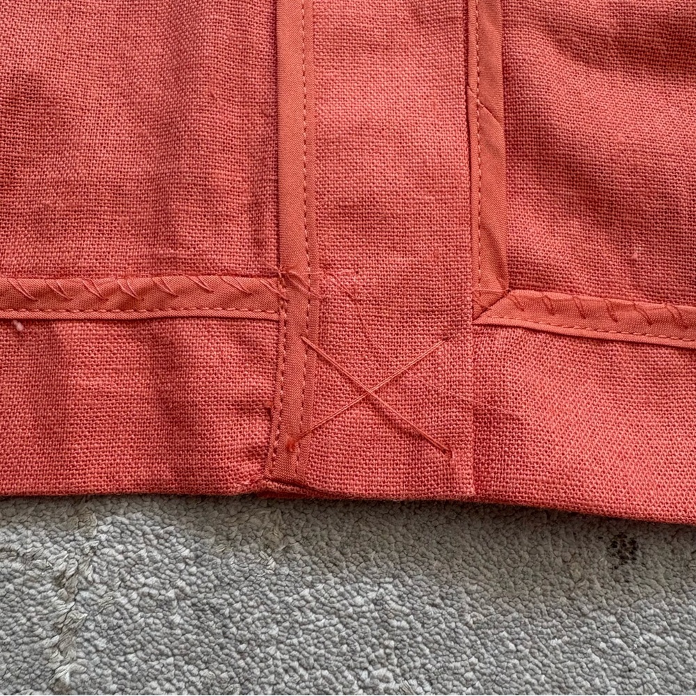 Linen Blend A New Day Women’s Coral Single Button Blazer With Pockets Size Large - Picture 10 of 13